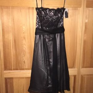 After Six Lace Overlay Dress Size 8 NWT